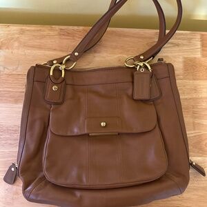 Coach leather handbag